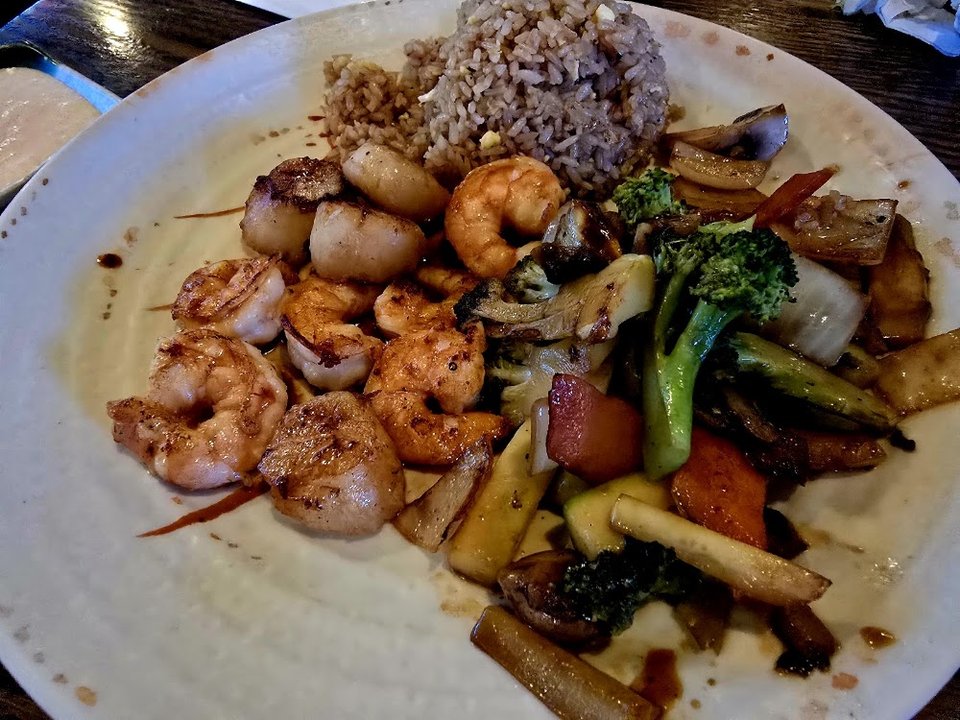 Scallop and Shrimp Hibachi